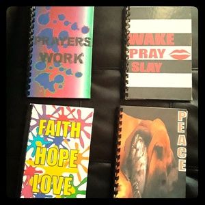 Custom notebooks and planners
